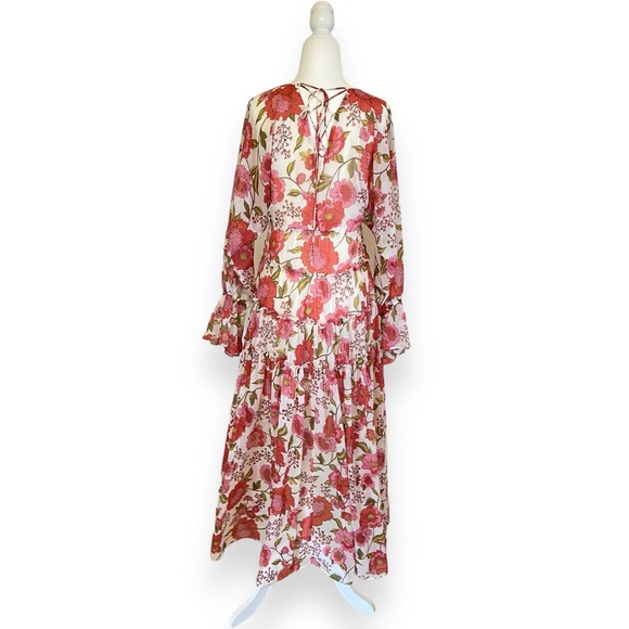 Steve Madden The Sol Dress Vintage Rose Hi-Lo Maxi - Picture 8 of 9